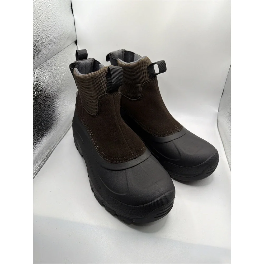 Staheekum Men's Size 10 Pull-on Winter Boots Cold Rated -20 degrees Brown